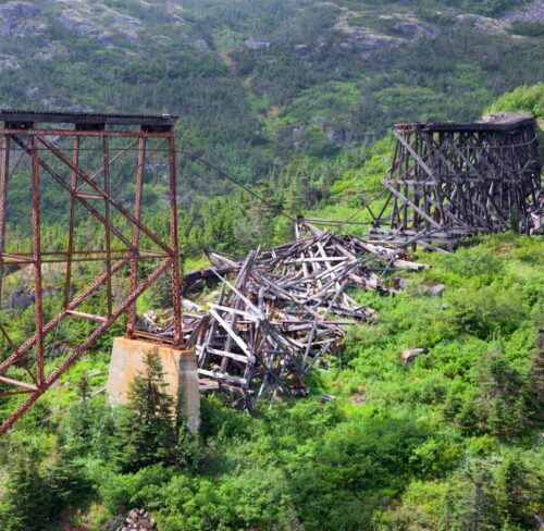 broken bridge to symbolize trust issues