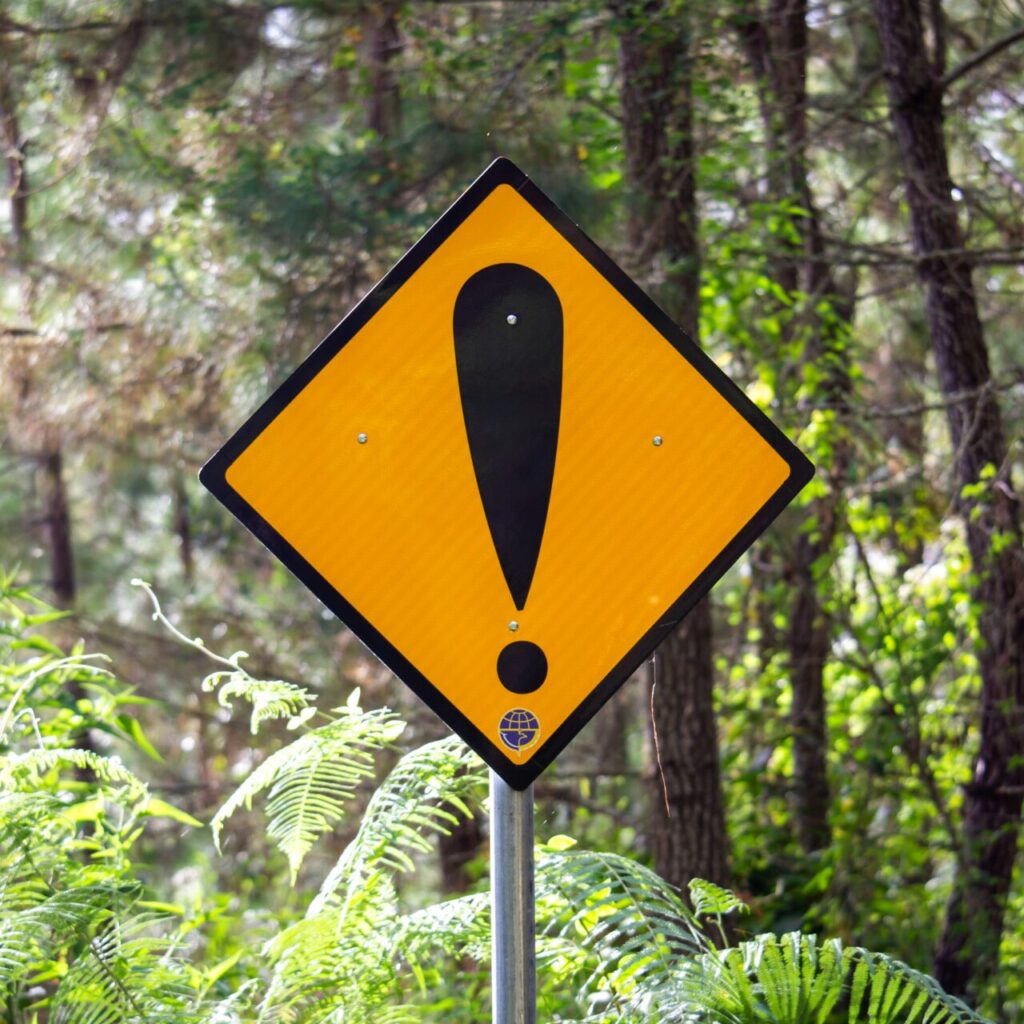 sign indicating danger symbolizing the dangers of EMDR Therapy